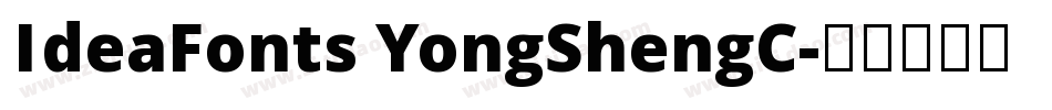 IdeaFonts YongShengC字体转换